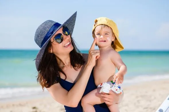 Protetor solar para bebê